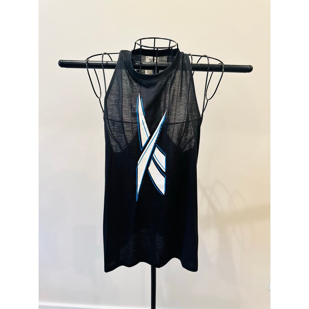 Reebok Speedwick Womens XS Black Racerback Workout Tank Athletic Training Top